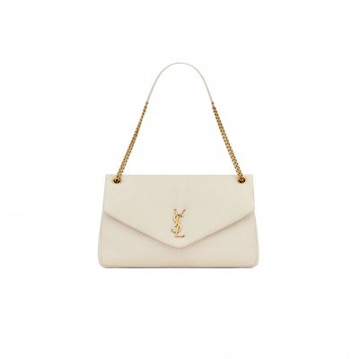 YSL CALYPSO LARGE IN GRAINED LAMBSKIN 777399AACYT9207 (28*22*12cm)